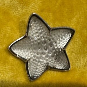 Lalique Sterling Silver Star Pendant
